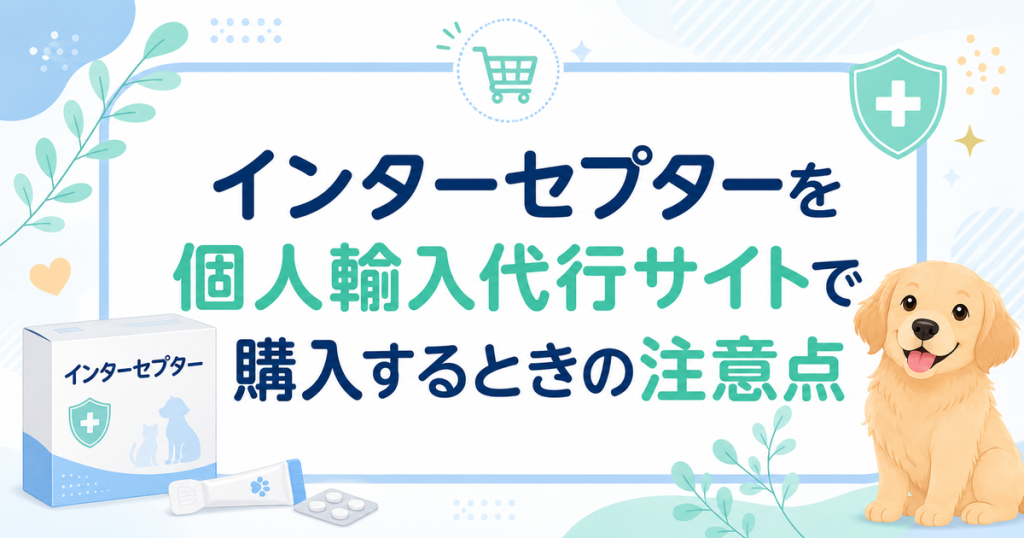 インターセプターを個人輸入代行サイトで購入するときの注意点